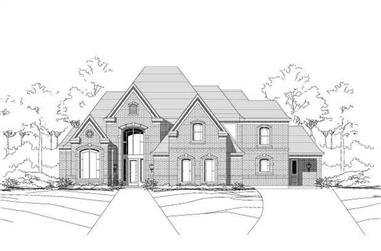 4-Bedroom, 4470 Sq Ft Luxury Home Plan - 156-1776 - Main Exterior