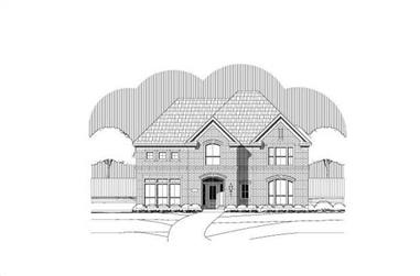 4-Bedroom, 3630 Sq Ft Luxury Home Plan - 156-2078 - Main Exterior