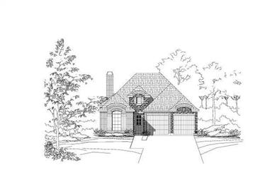 3-Bedroom, 2522 Sq Ft Country House Plan - 156-2146 - Front Exterior