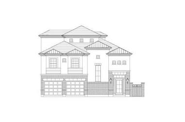 3-Bedroom, 3548 Sq Ft Luxury House Plan - 156-2151 - Front Exterior