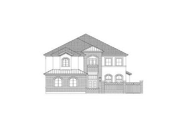 3-Bedroom, 3774 Sq Ft Luxury Home Plan - 156-2183 - Main Exterior