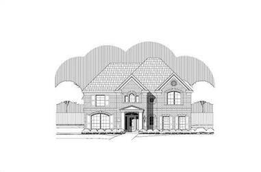 4-Bedroom, 3630 Sq Ft Luxury Home Plan - 156-2191 - Main Exterior