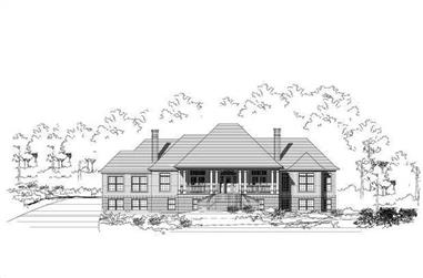 3-Bedroom, 3619 Sq Ft Luxury Home Plan - 156-2259 - Main Exterior