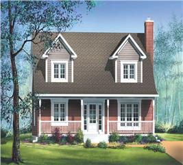 Country Home Plan - 3 Bedrms, 1.0 Batj - 1,564 Sq Ft - Plan #157-1179