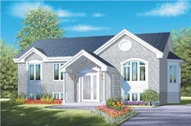 2-Bedroom, 1166 Sq Ft Ranch House Plan - 157-1202 - Front Exterior