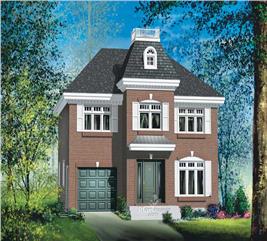 European Home Plan - 3 Bedrms, 2.0 Baths - 1,657 Sq Ft - Plan #157-1307