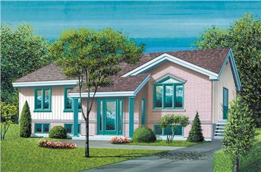 3-Bedroom, 1166 Sq Ft Ranch Home Plan - 157-1311 - Main Exterior