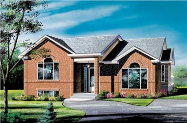 3-Bedroom, 1132 Sq Ft Ranch Home Plan - 157-1318 - Main Exterior