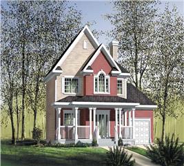 Country Floor Plan - 3 Bedrms, 1.0 Batj - 1,664 Sq Ft - Plan #157-1350