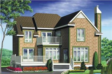 3-Bedroom, 1828 Sq Ft House Plan - 157-1432 - Front Exterior