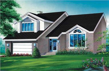 3-Bedroom, 2298 Sq Ft Craftsman Home Plan - 157-1468 - Main Exterior