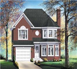 Multi-Level Floor Plan - 3 Bedrms, 2.0 Baths - 1,769 Sq Ft - Plan #157-1488