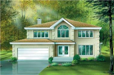 4-Bedroom, 2699 Sq Ft European Home Plan - 157-1629 - Main Exterior