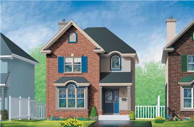 3-Bedroom, 1305 Sq Ft Craftsman Home Plan - 157-1651 - Main Exterior