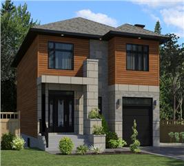 Contemporary House Plan #158-1262: 4 Bedrm, 1674 Sq Ft Home ...