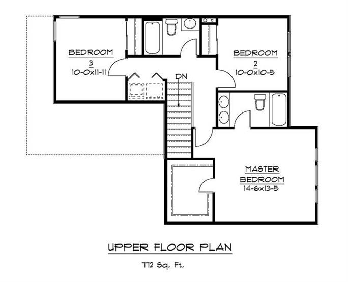 Craftsman, Traditional House Plans - Home Design Silverton # 20439