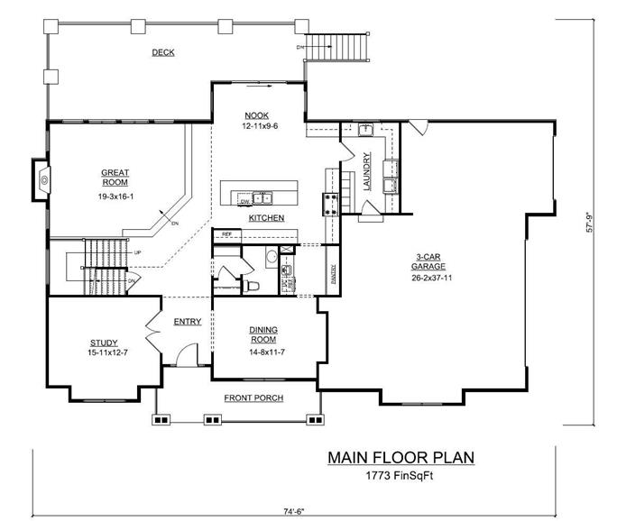 Rustic Mountain House Plans - Home Design #161-1036 | ThePlanCollection