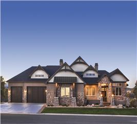 2-4 Bedroom Transitional Ranch House Plan - 2605-5205 Sq Ft, 2.5 Bath