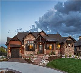 Rustic Home - 1–5 Bedrms, 1.5–3.5 Baths - 2815-5007 Sq Ft - Plan #161-1101