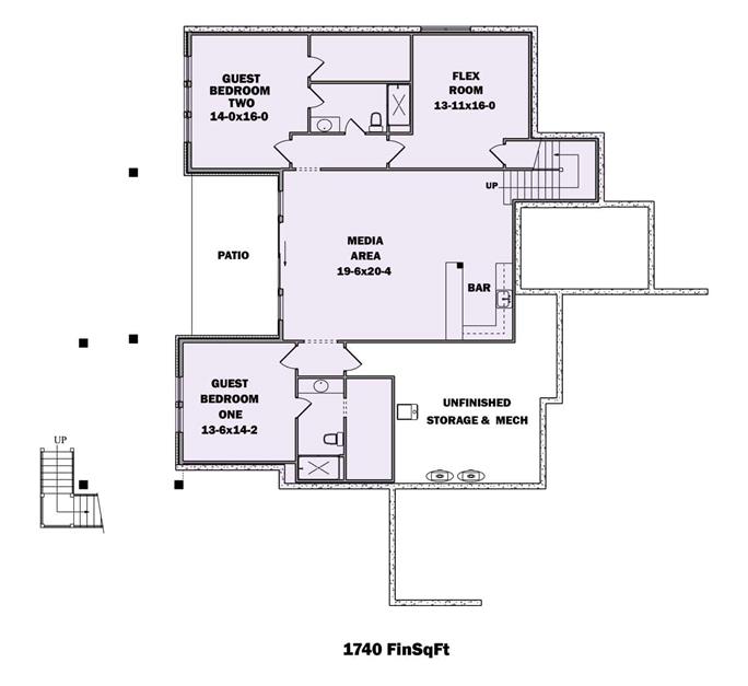 Traditional Home - 4–6 Bedrms, 4.5–6.5 Baths - 3799 Sq Ft - Plan #161-1130