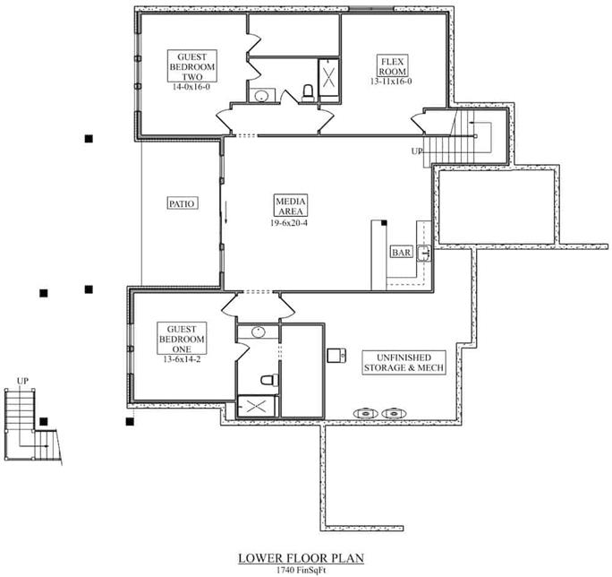 Traditional Home - 4–6 Bedrms, 4.5–6.5 Baths - 3799 Sq Ft - Plan #161-1130