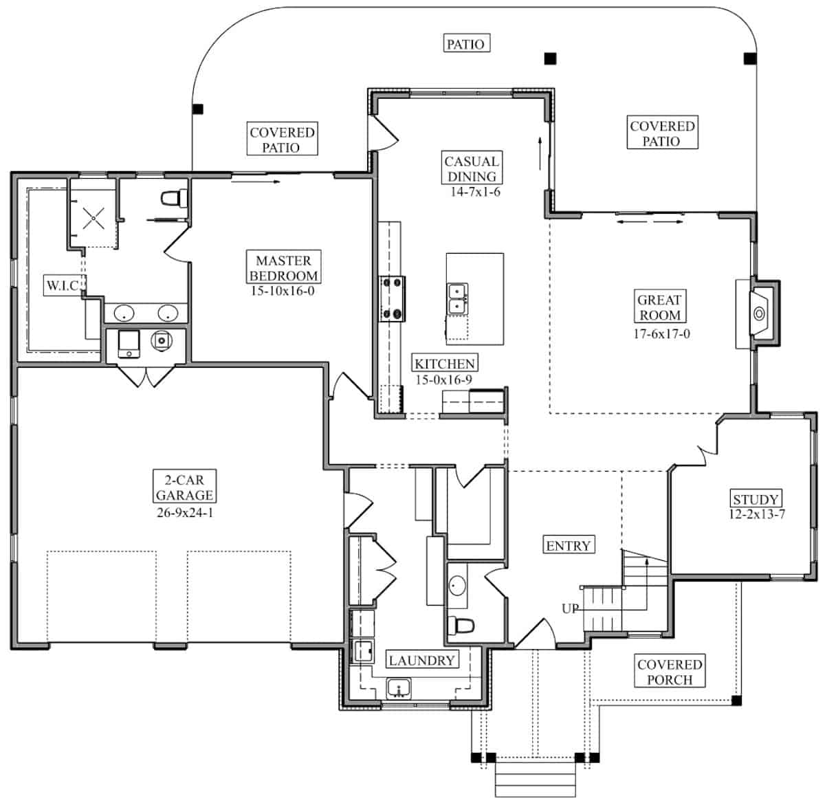 Luxury Rustic Home - 4 Bedrms, 3.5 Baths - 3874 Sq Ft - Plan #161-1153