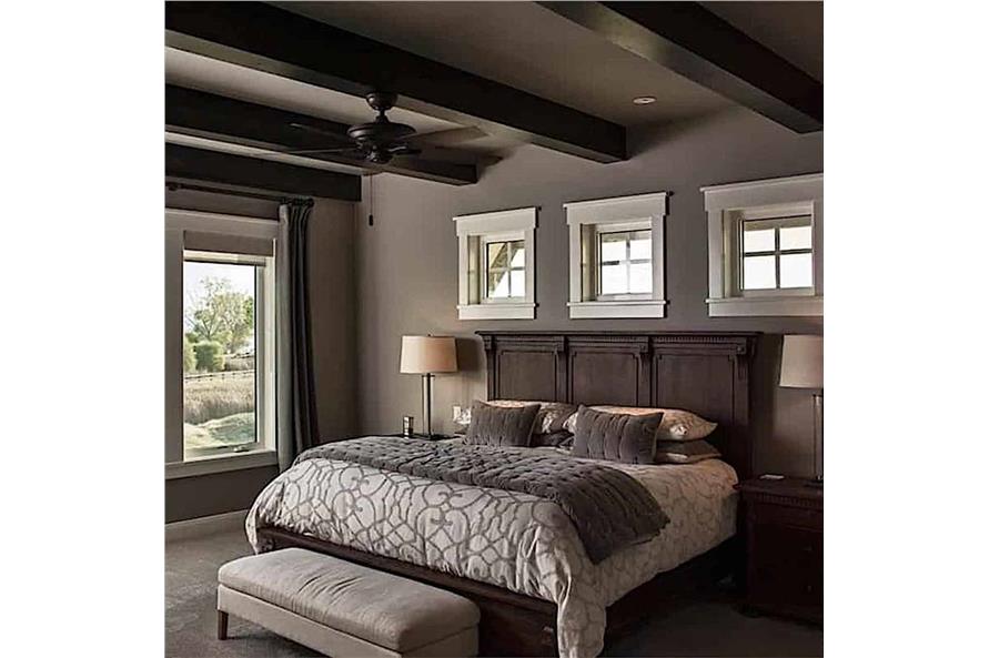 Master Bedroom of this 3-Bedroom,2984 Sq Ft Plan -161-1159