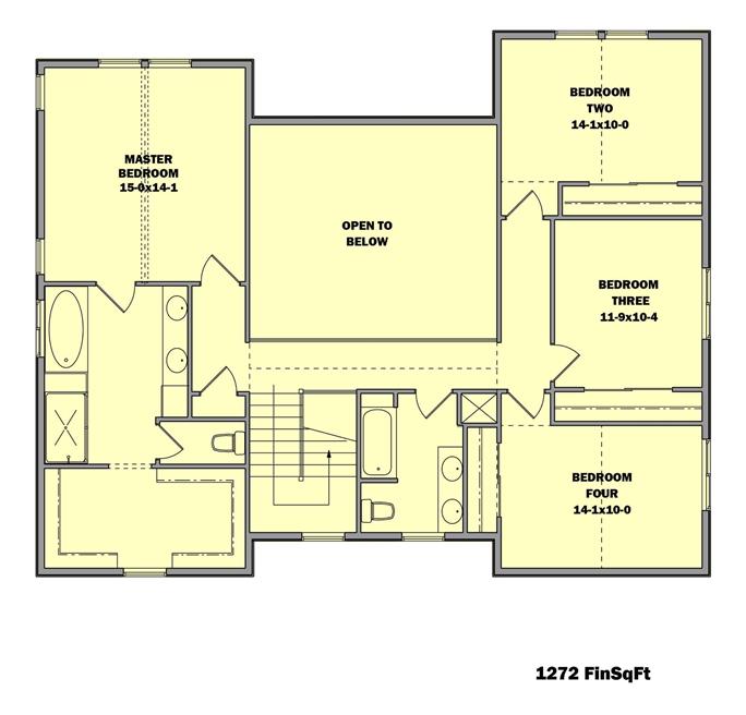 European Plan: 643 Square Feet, 1 Bedroom, 1.5 Bathrooms - 2802-00105