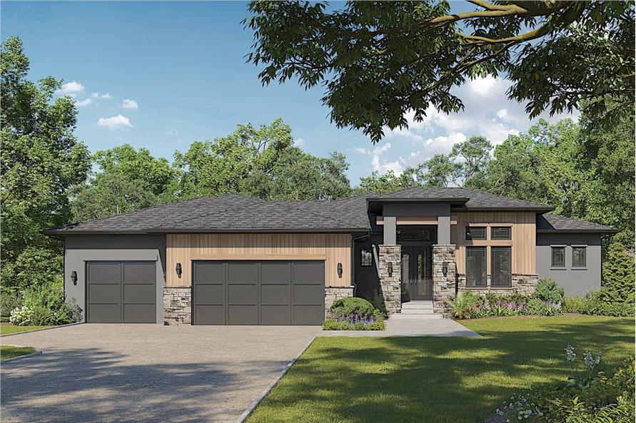 Prairie House Plan – 2-4 Bedroom, 2.5-4 Baths – 2549-4432 Sq Ft