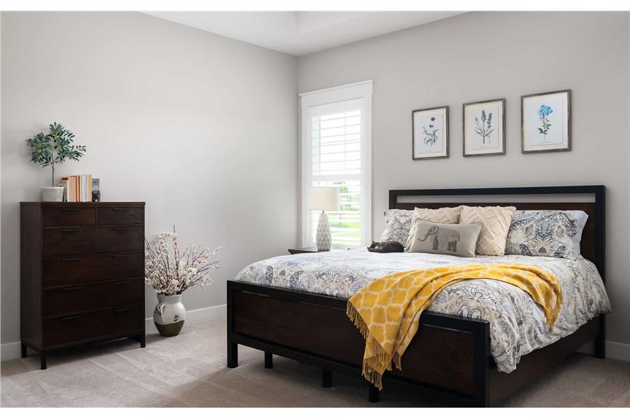 Master Bedroom of this 3-Bedroom,2507 Sq Ft Plan -161-1183