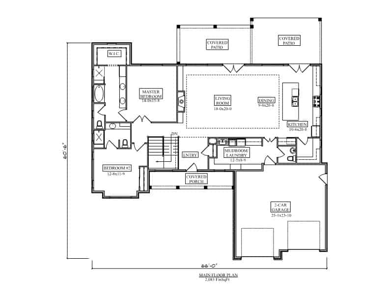 Contemporary House Plan - 2-4 Bedrms, 2.5-3.5 Baths - 2083-3771 Sq Ft ...