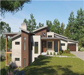 Modern House Plan - 2-3 Bedrms, 2.5-3.5 Baths - 2743-4254 Sq Ft - #161-1200