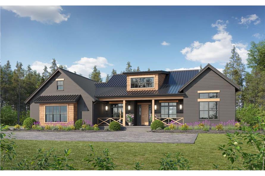 Contemporary House Plan - 4-6 Bedrms, 3.5-5.5 Baths - 2910-4782 Sq Ft - #161-1201