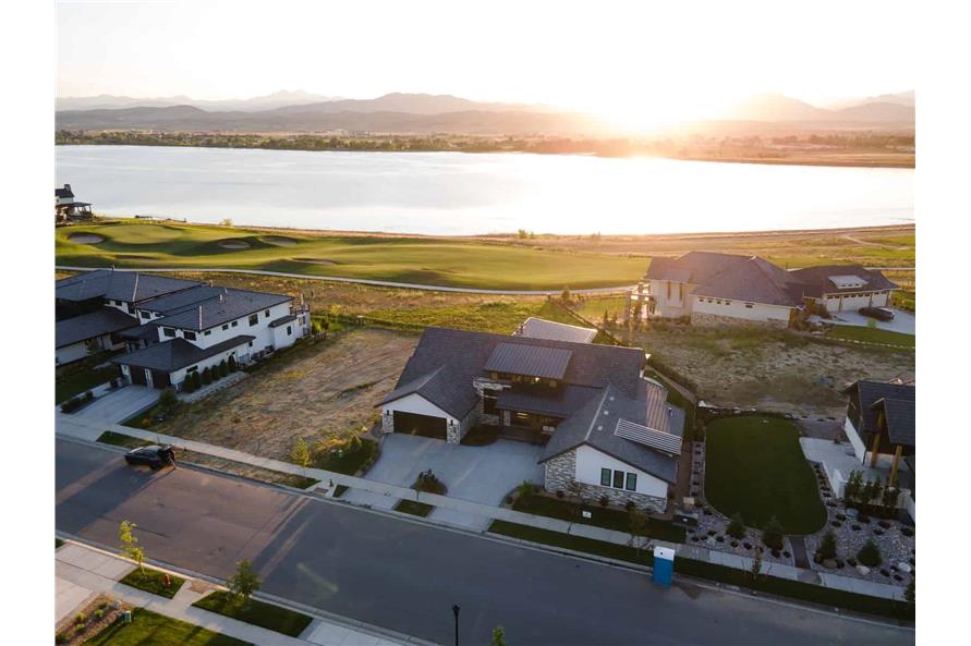 Aerial View of this 2-Bedroom,2956 Sq Ft Plan -161-1208