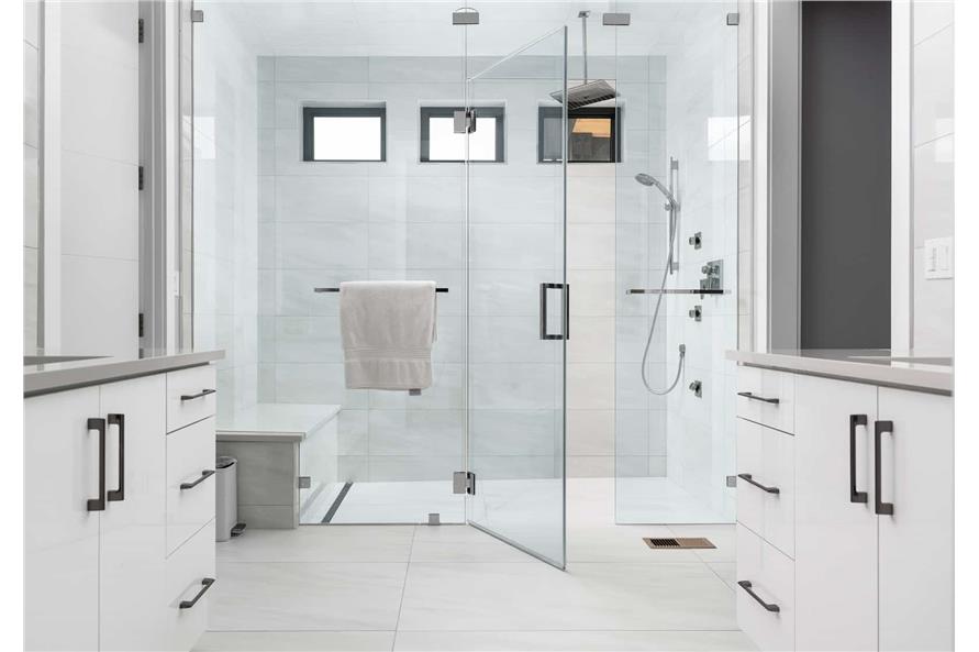 Master Bathroom: Shower of this 2-Bedroom,2956 Sq Ft Plan -161-1208