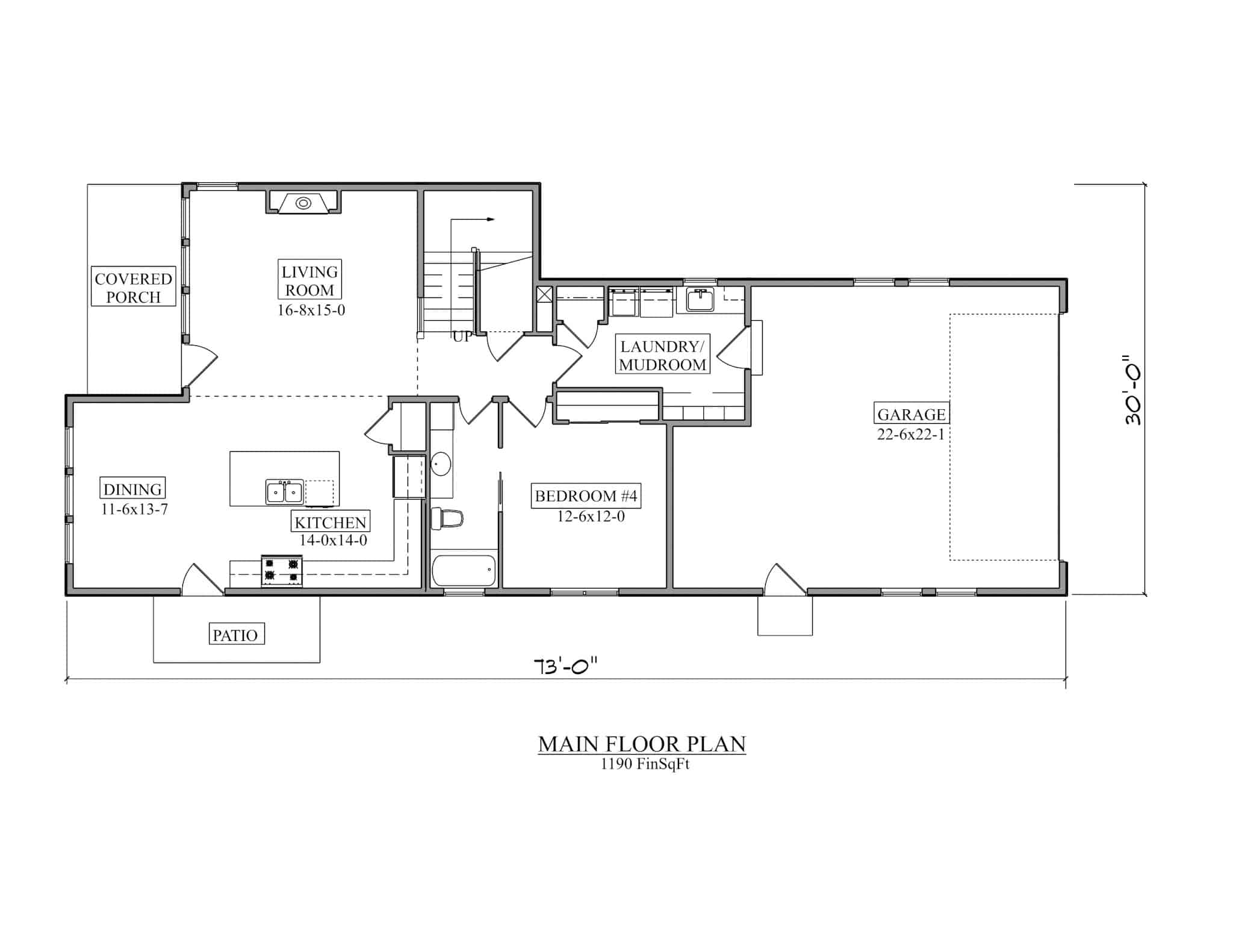 Craftsman House Plan - 4 Bedrms, 3 Baths - 2087 Sq Ft - #161-1230