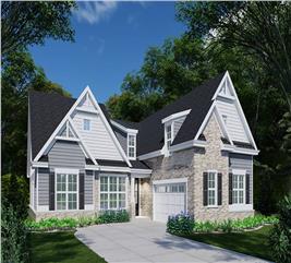 Contemporary House Plan - 3 Bedrms, 2 Baths - 2465 Sq Ft - #163-1079