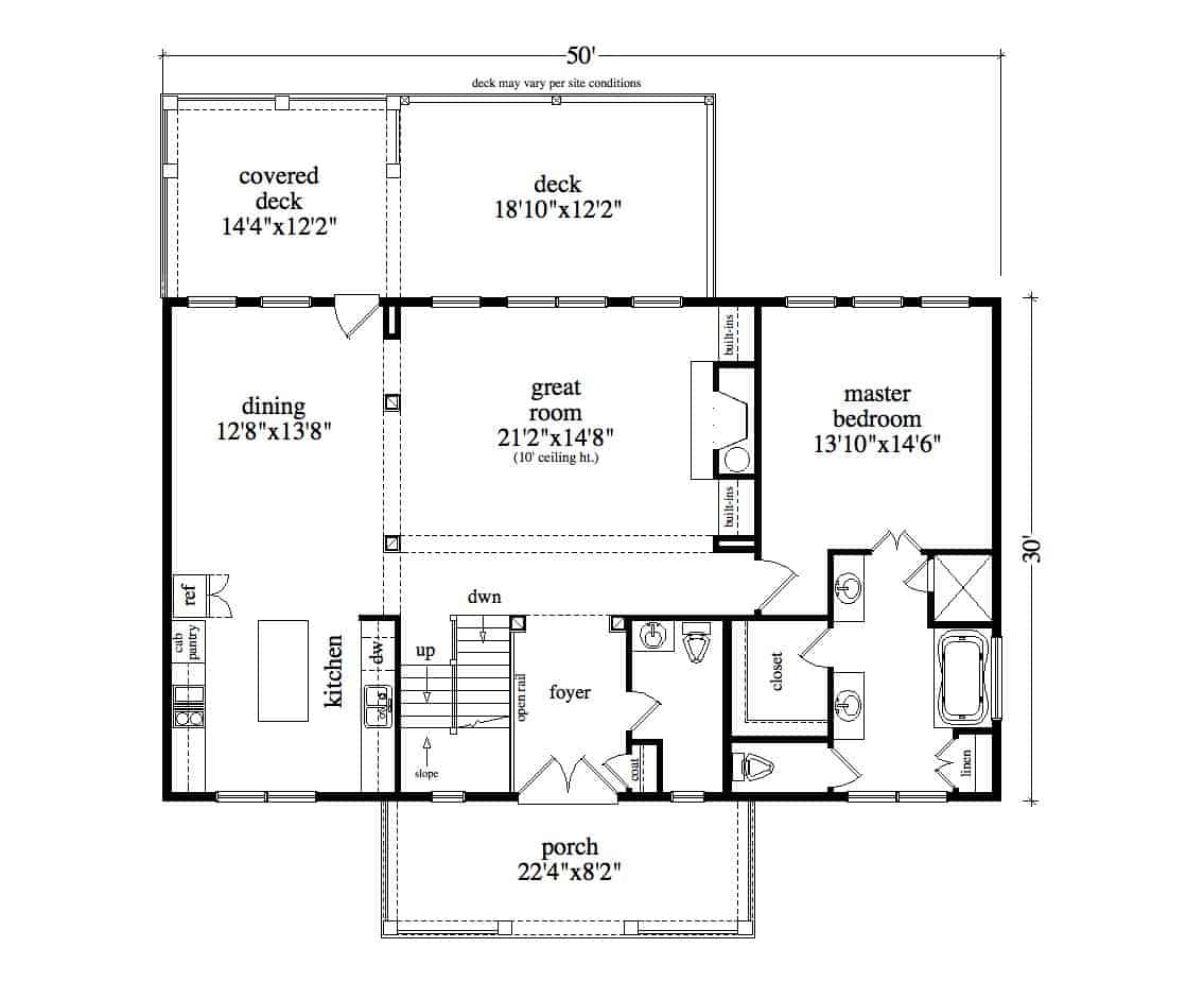 Farmhouse Floor Plan - 3 Bedrms, 3.5 Baths - 2630 Sq Ft - #163-1080