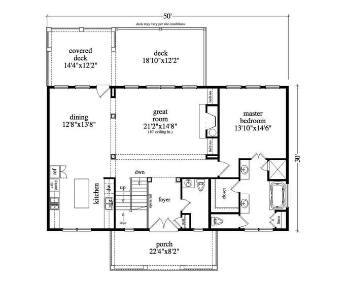 Farmhouse Floor Plan - 3 Bedrms, 3.5 Baths - 2630 Sq Ft - #163-1080