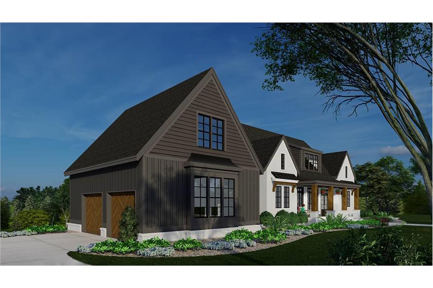 Left Side View of this 3-Bedroom,2365 Sq Ft Plan -163-1107