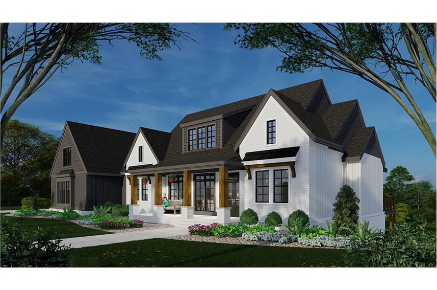 Right Side View of this 3-Bedroom,2365 Sq Ft Plan -163-1107