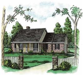 Country Home Plans - Home Design RG2007-B # 1843