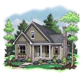 Bungalow Home Plan - 3 Bedrms, 2 Baths - 1599 Sq Ft - #165-1102