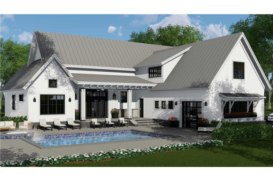 Pool of this 4-Bedroom, 2886 Sq Ft Plan - 165-1169