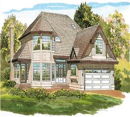 Contemporary Home Plan - 3 Bedrms, 2.0 Baths - 2,243 Sq Ft - Plan #167-1495