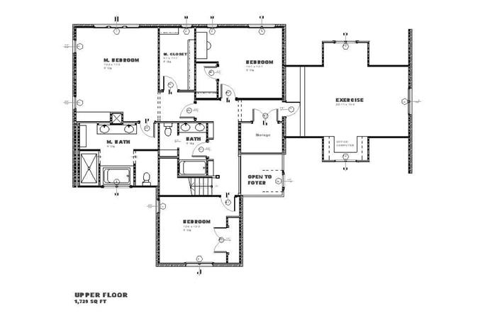 European Home - 3 Bedrms, 2.5 Baths - 3198 Sq Ft - Plan #168-1005