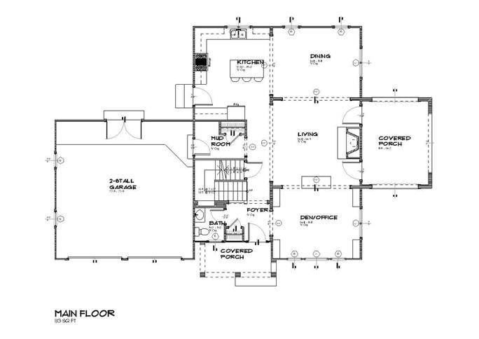 Prairie House Plan #168-1074: 3 Bedrm, 2412 Sq Ft Home Plan