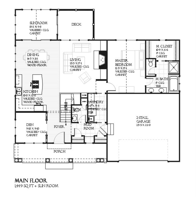 Traditional House Plan #168-1109: 3 Bedrm, 2363 Sq Ft Home 