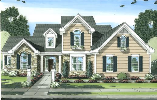 Front elevation of Traditional home (ThePlanCollection: House Plan #169 ...