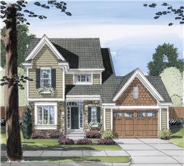 4 Bedroom Cape Cod House Plan - First Floor Master & Garage